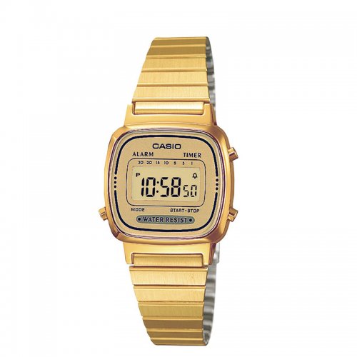 złoty zegarek Casio