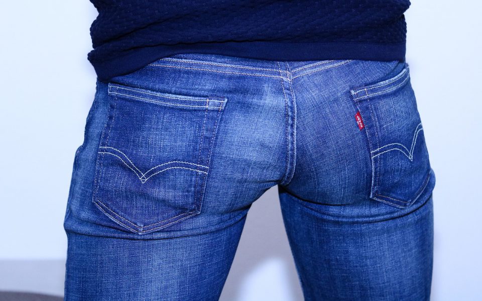 męskie spodnie jeansowe